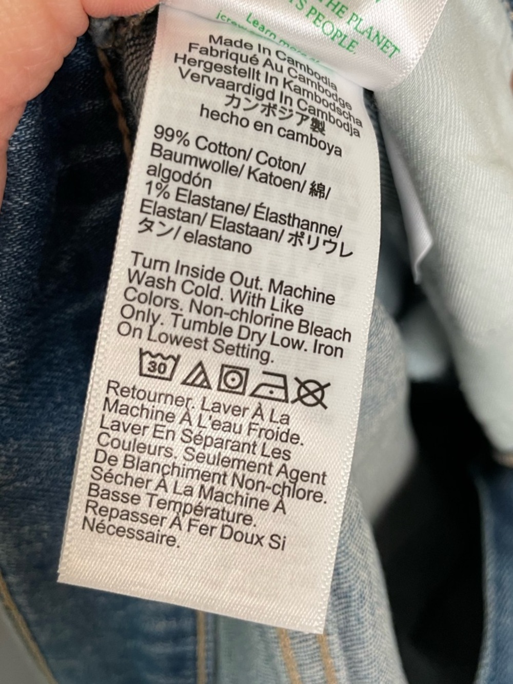 NWT J. Crew Full Length Slim Wide Leg Jeans - Picture 6 of 6